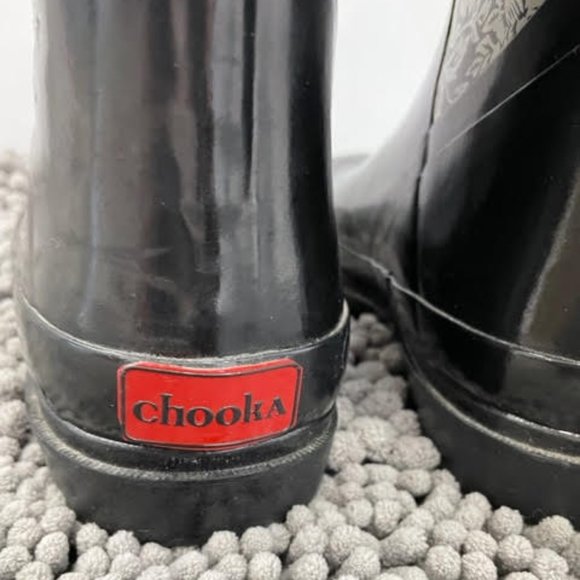 🎉2XHP🎉 NEW WOT CHOOKA VEGAN FUR ACCENT Waterproof Rain Boots - Picture 4 of 5